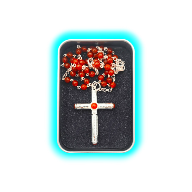 Snowtrain Collar with Spoon Cross Red