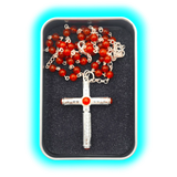 Snowtrain Collar with Spoon Cross Red