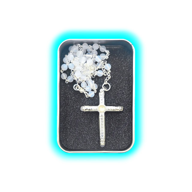 Snowtrain Collar with Spoon Cross White