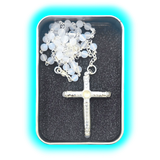 Snowtrain Collar with Spoon Cross White