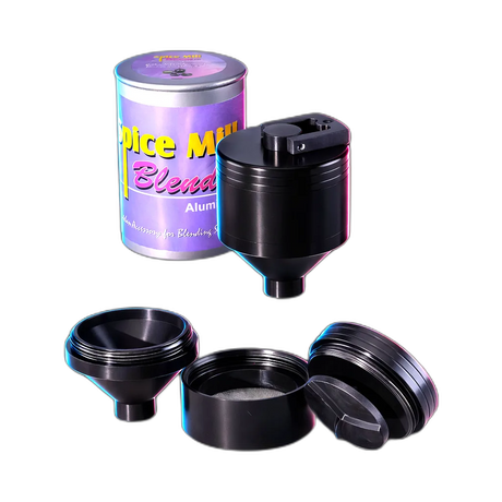 Spice Mill Blender Aluminium 3part