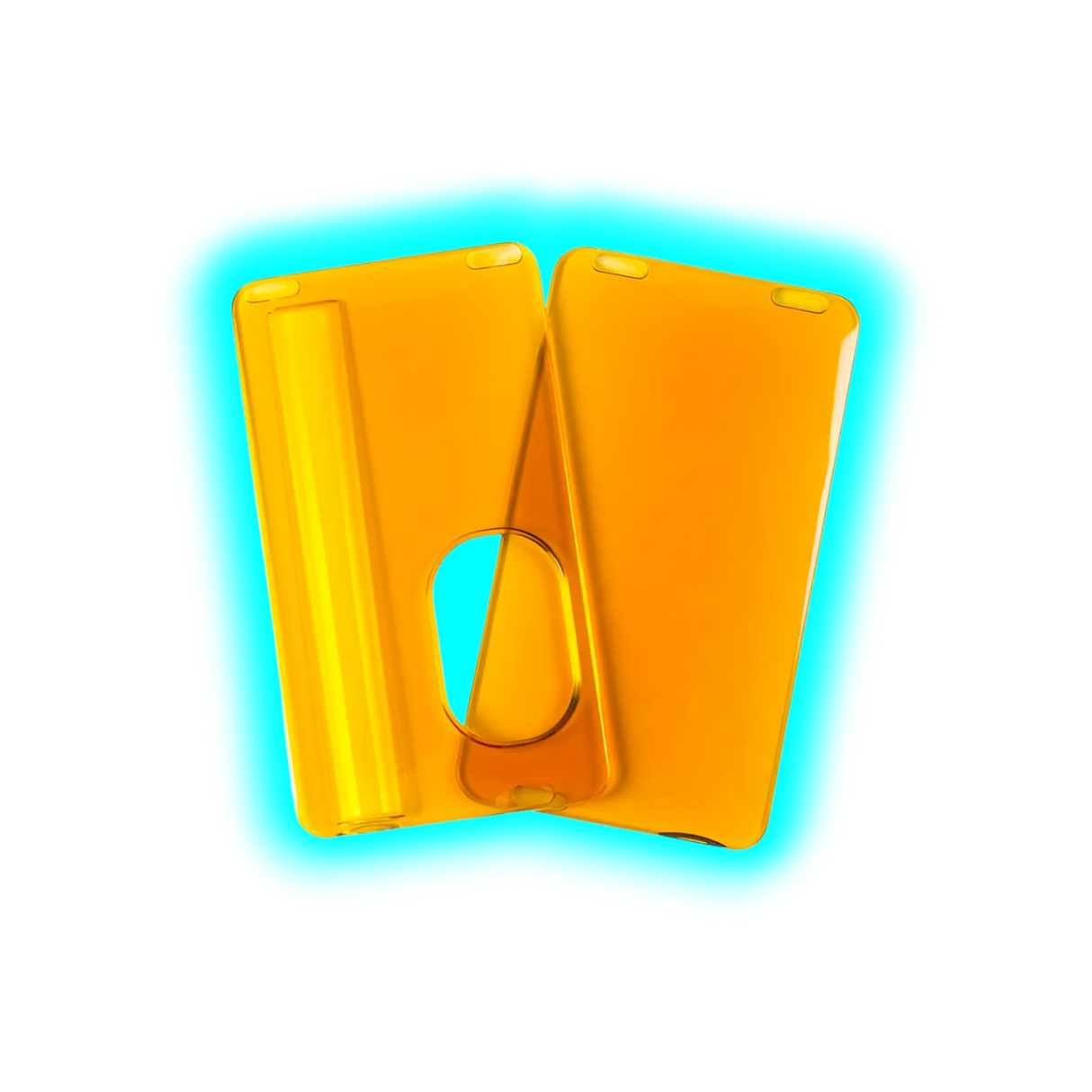 Squonker Door Plastik Orange Transparent für dotSquonk