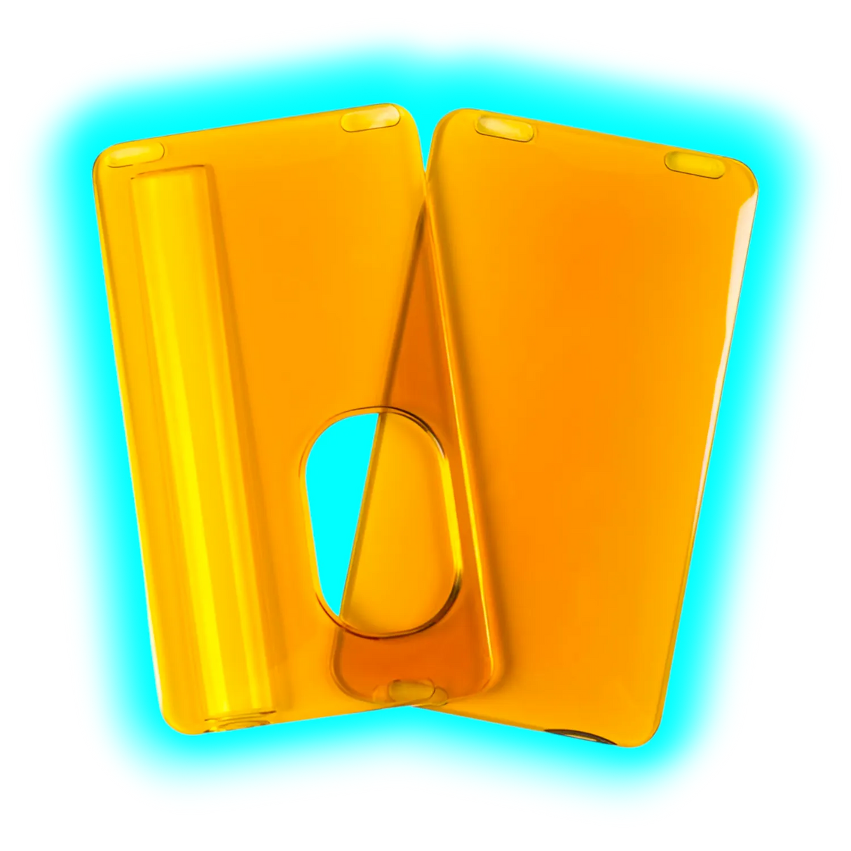 Squonker Door Plastik Orange Transparent für dotSquonk