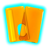 Squonker Door Plastik Orange Transparent für dotSquonk