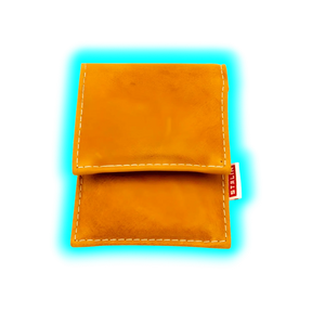 STALIN PhoneBag Echtleder Small kamelbraun mit cremefarbenen Nähten