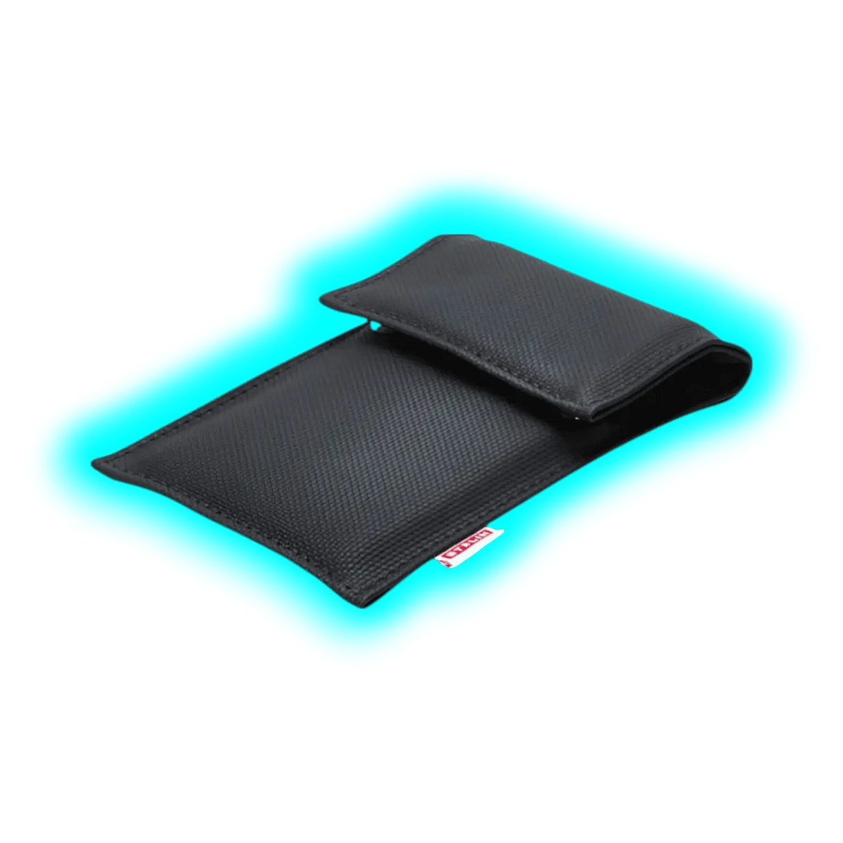 STALIN PhoneBag Kunstleder Big+ Carbon Look mit dunkelgrauen Nähten