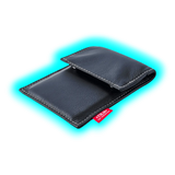 STALIN PhoneBag Echtleder Big+ schwarz mit dunkelgrauen Nähten