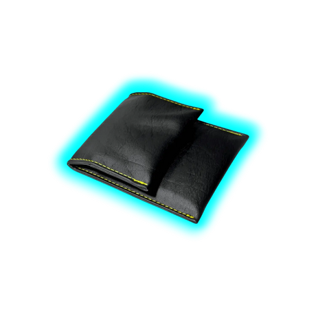 STALIN PhoneBag Kunstleder Big schwarz mit gelben Nähten