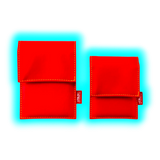 STALIN PhoneBag Kunstleder Small rot mit gelben Nähten