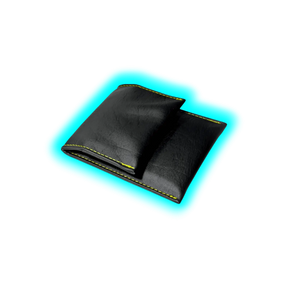 STALIN PhoneBag Kunstleder Small schwarz mit gelben Nähten