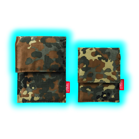 STALIN PhoneBag Textil Small camouflage mit braunen Nähten