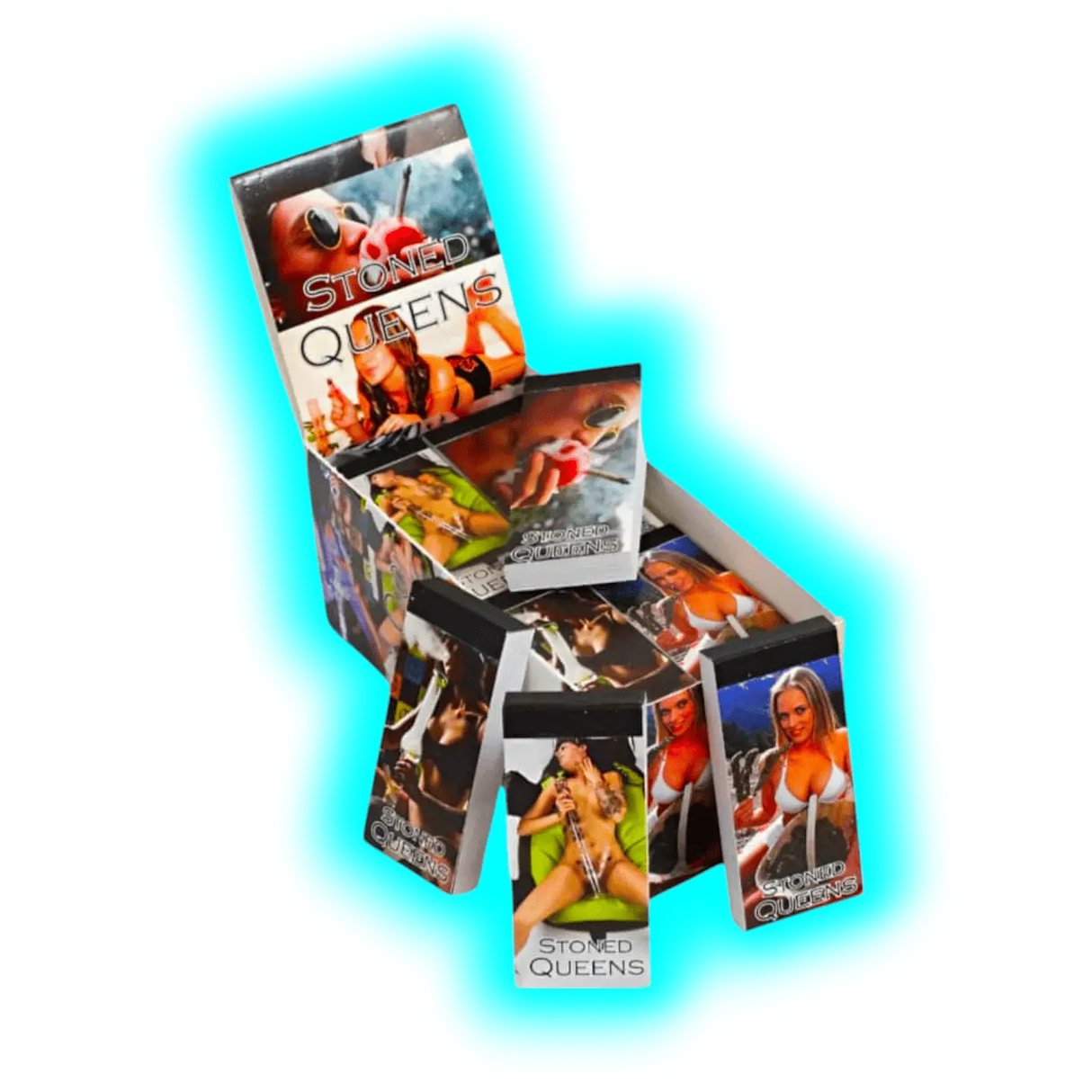 Stoned Queens Filter Tips Assortiert Box - 24 Booklet