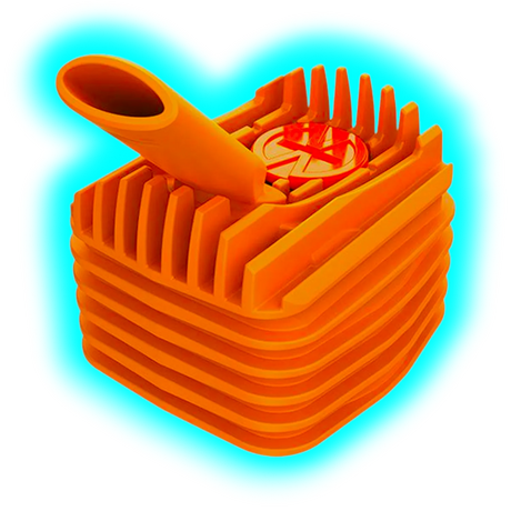 Storz und Bickel Cooling Unit Veazy Orange