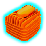 Storz und Bickel Cooling Unit Veazy Orange