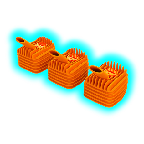Storz und Bickel Cooling Units Veazy Orange 3pcs