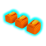 Storz und Bickel Cooling Units Veazy Orange 3pcs