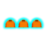 Storz und Bickel Cooling Units Veazy Orange 3pcs