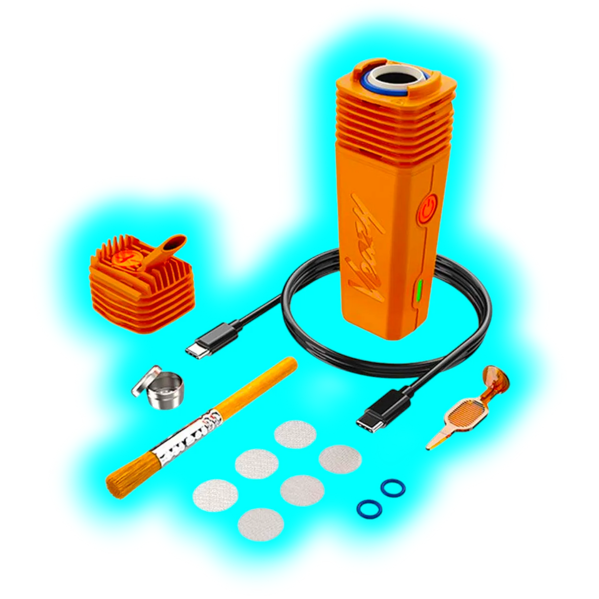 Storz und Bickel Veazy Vaporizer Inspiring Orange