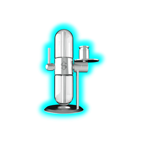 Stündenglass Gravity Hookah Silver Polished