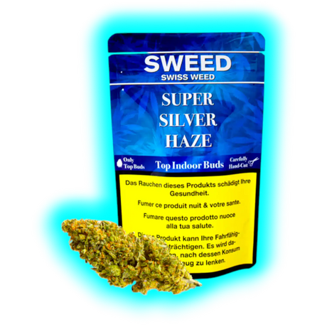 Sweed Super Silver Haze Buds Swiss Indoor 3g