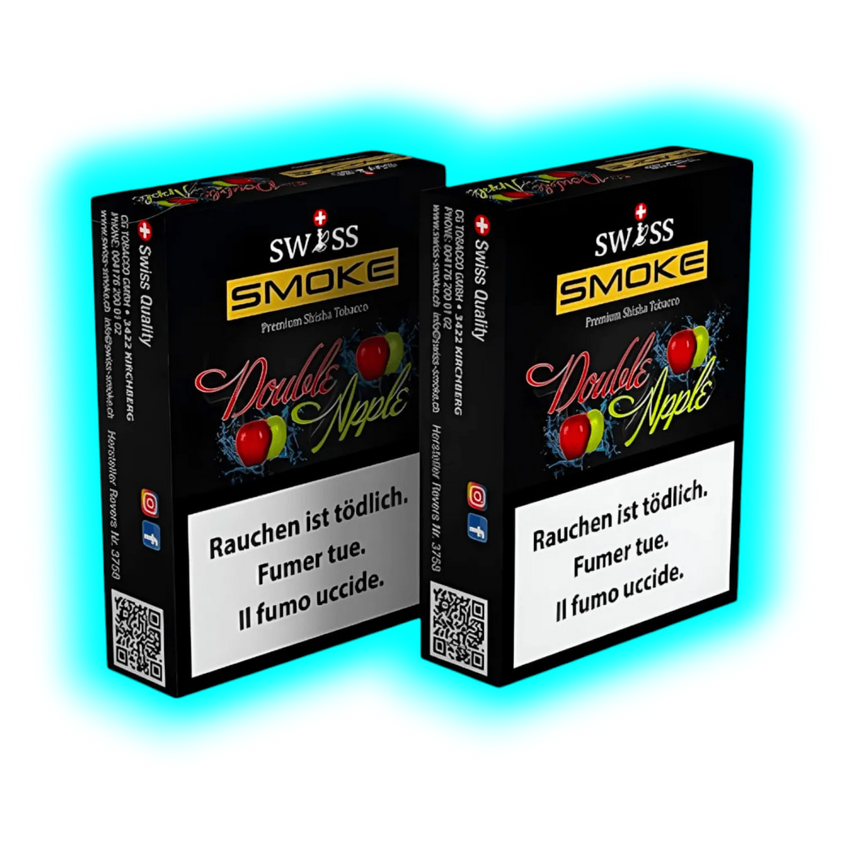 Swiss Smoke Double Apple Shisha Tabak 50g