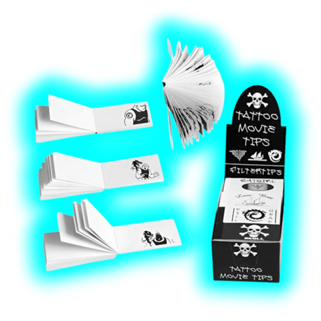 Tattoo Movie Filter Box - 20 Booklets