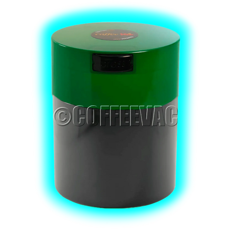 Tightvac Coffeevac CFV1 Solid Black Green Cap 0.8L 250g