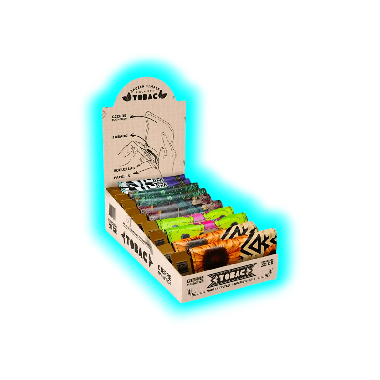 Tobac Tobacco pouches MIX Assort. 1pc