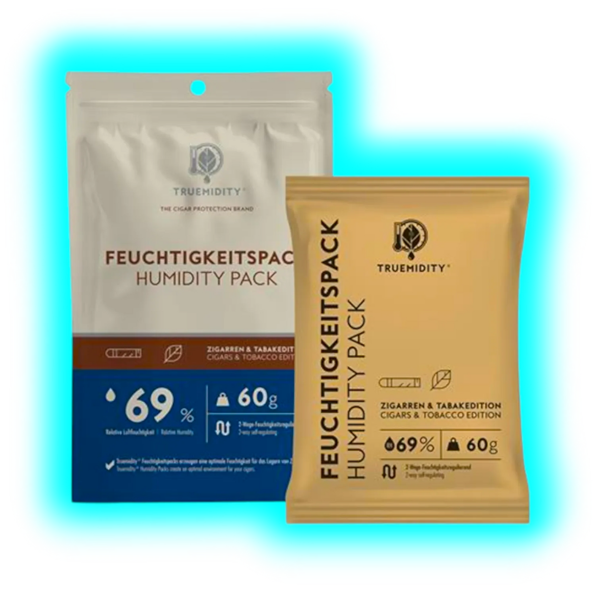 Truemidity Tobacco Edition 2 Way Humidity Pack 69% 60g