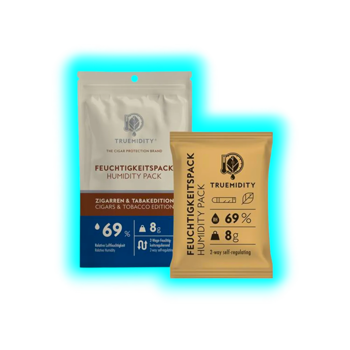 Truemidity Tobacco Edition 2 Way Humidity Pack 69% 8g