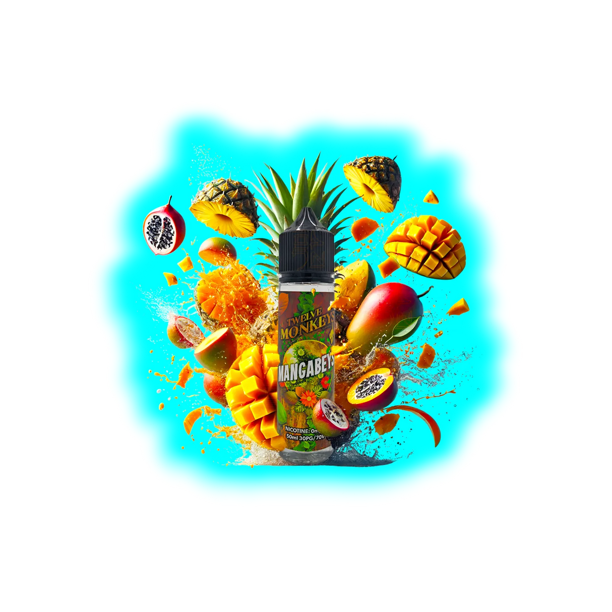 Twelve Monkeys Mangabeys 50ml Shortfill 70VG 30PG