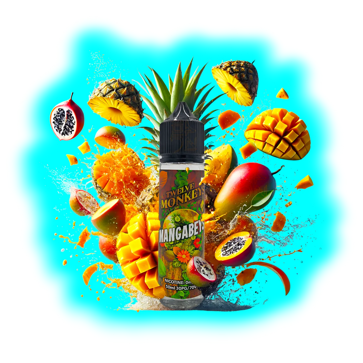 Twelve Monkeys Mangabeys 50ml Shortfill 70VG 30PG