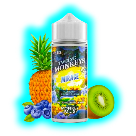 Twelve Monkeys Mirage 100ml Shortfill 70VG 30PG