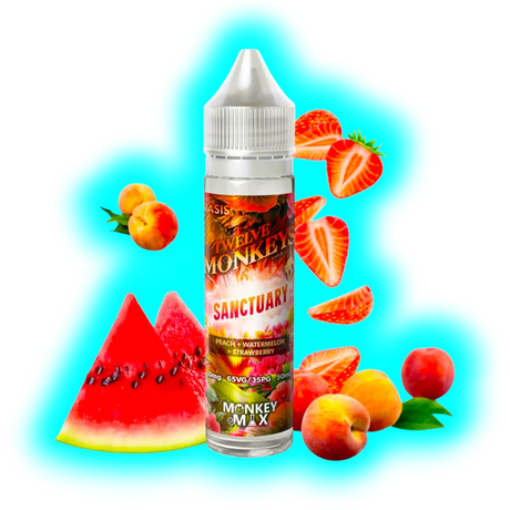 Twelve Monkeys Sanctuary 50ml Shortfill 70VG 30PG