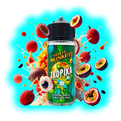 Twelve Monkeys Tropika 100ml Shortfill 70VG 30PG