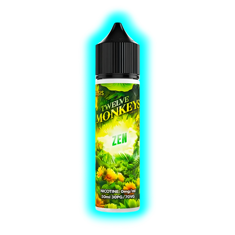 Twelve Monkeys Zen 50ml Shortfill 70VG 30PG