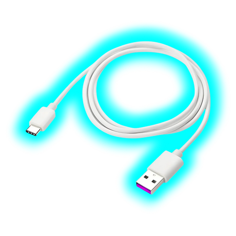 USB C Cable White 80cm