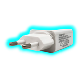 USB Wall Plug Adapter 5.0V=2100mA Output White