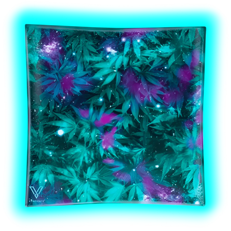 V Syndicate Glass Ashtray Cosmic Chronic