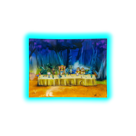 V Syndicate Glastray S Alice Tea Party125 x 165mm