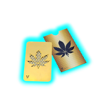 V Syndicate Grinder Card - Hanfblatt (Gold)