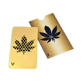 V Syndicate Grinder Card Hanfblatt (Gold)