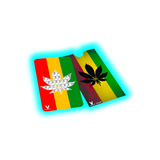 V Syndicate Grinder Card - Hanfblatt (Rasta)