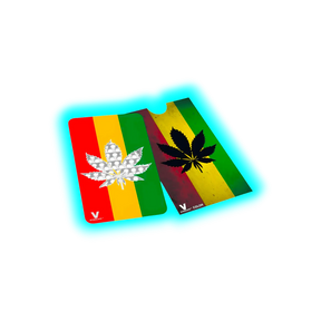 V Syndicate Grinder Card - Hanfblatt (Rasta)
