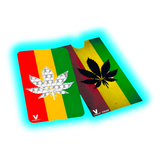 V Syndicate Grinder Card - Hanfblatt (Rasta)