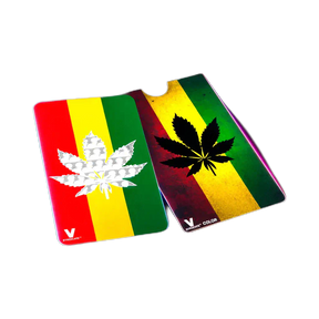 V Syndicate Grinder Card Hanfblatt (Rasta)