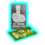 V Syndicate Grinder Card - Mittelfinger