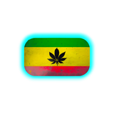 V Syndicate Mag Slap M Rasta Leaf 160 x 270mm