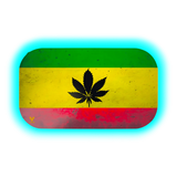 V Syndicate Mag Slap M Rasta Leaf 160 x 270mm