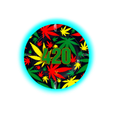 V Syndicate Metal Tin Ashtray - 420 Rasta